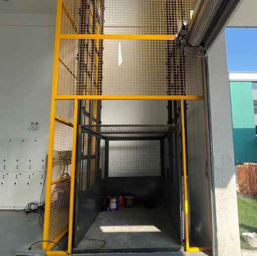 承德导轨式升降机助力物流园破解运输难题